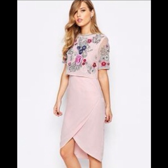 Pastel Flower Frill Frock